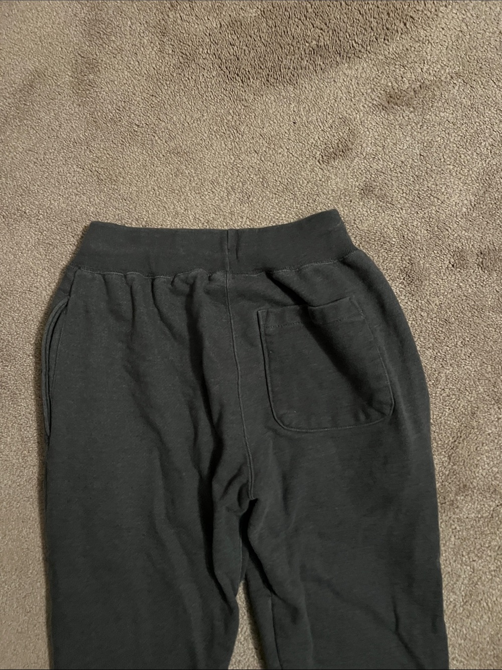 Men’s reverse weave charcoal gray champion sweatpants joggers - Picture 5 of 5